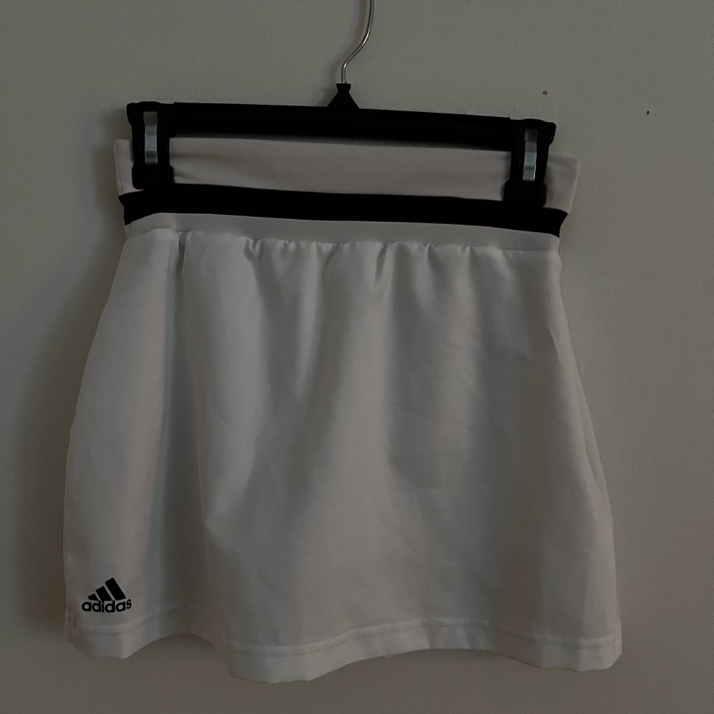 Adidas White Skirt with Black Trim
